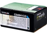 Afbeelding van Origineel Lexmark C540 (C540H1CG) Toner Cyaan