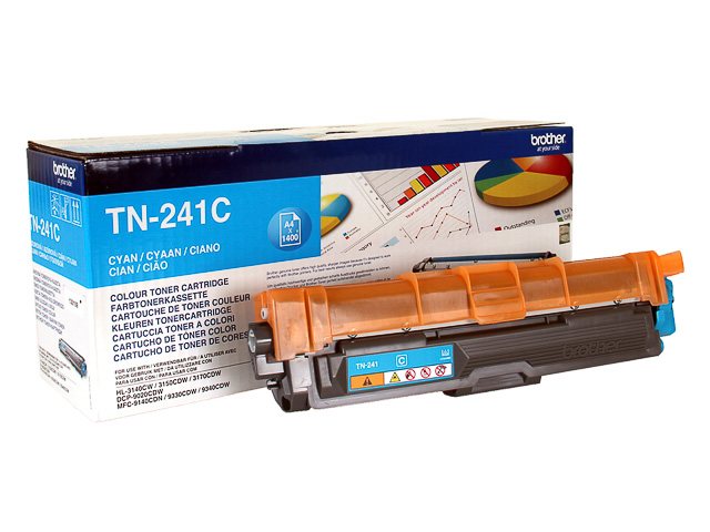 Afbeelding van Origineel Brother TN-241C Toner Cyan
