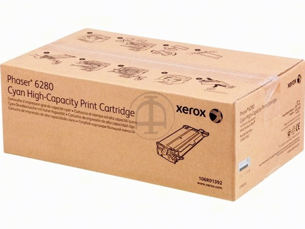 Afbeelding van Origineel Xerox Phaser 6280 (106R01392) Toner Cyaan HC