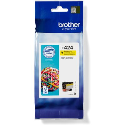 Afbeelding van Origineel Brother LC-424Y Standard Cap. Inktcartridge Yellow 