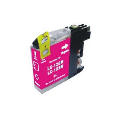 Afbeelding van Qi Brother LC-123M Inktcartridge Magenta