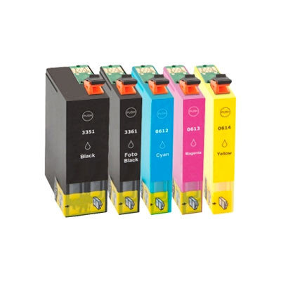 Afbeelding van Qi Epson 33XL (T3357) Inktcartridge Multipack 5-pack