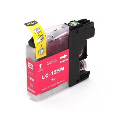 Afbeelding van Qi Brother LC-125XLM Inktcartridge Magenta