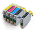 Afbeelding van Qi Epson T0715 Inktcartridge Multipack 4-Pack