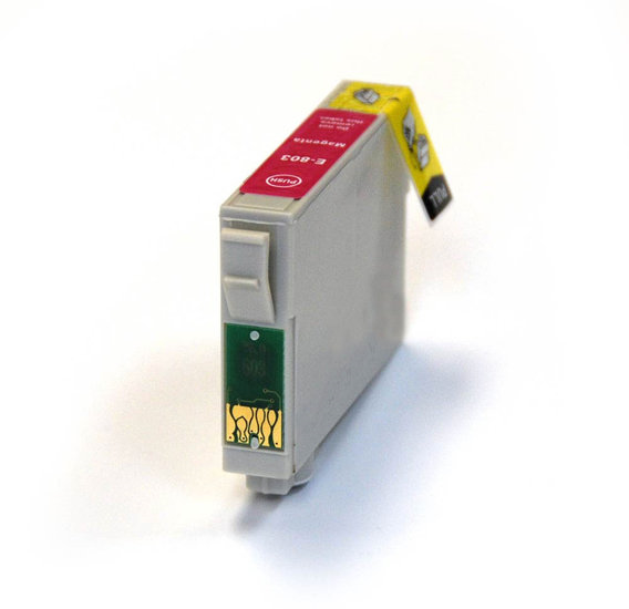 Afbeelding van Qi Epson T0803 Inktcartridge Magenta