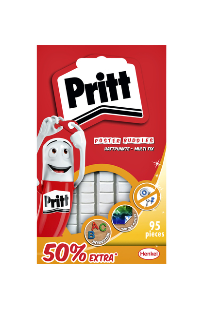 Afbeelding van Origineel Pritt Poster Buddies Kleefpad (95 stuks)