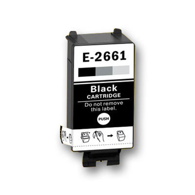 Afbeelding van Qi Epson T2661 Inktcartridge Zwart
