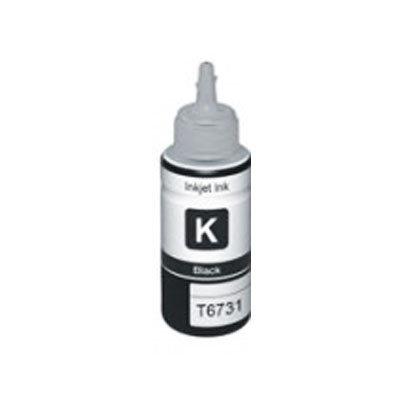Afbeelding van Qi Epson T6731 L800 Eco Tank Inktvulling Zwart