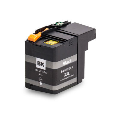 Afbeelding van Qi Brother LC-12EBK Inktcartridge Zwart