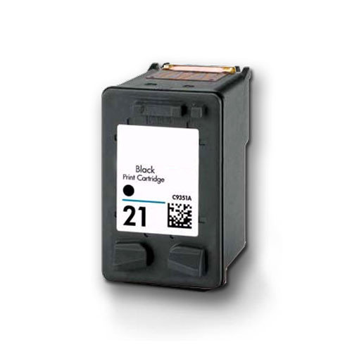 Afbeelding van Qi HP 21XL (C9351AE) Inktcartridge Zwart