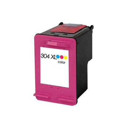 Afbeelding van Qi HP 304XL (N9K07AE) Inktcartridge Kleur