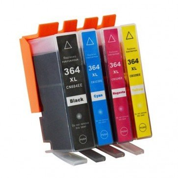 Afbeelding van Qi HP 364XL Inktcartridge Multipack 4-Pack