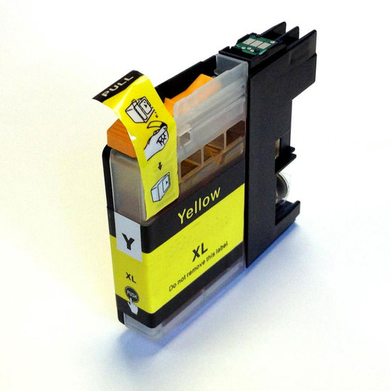 Afbeelding van Qi Brother LC-225XLY Inktcartridge Geel