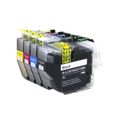 Afbeelding van Qi Brother LC-3219XL Inktcartridge Multipack 4-Pack