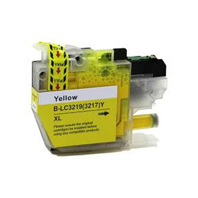 Afbeelding van Qi Brother LC-3219XLY Inktcartridge Geel