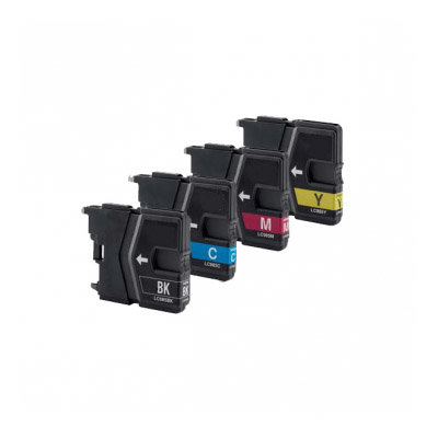 Afbeelding van Qi Brother LC-985 Inktcartridge Multipack 4-Pack 