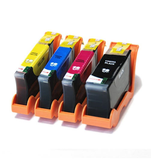 Afbeelding van Qi Lexmark 100XL Inktcartridge Multipack 4-Pack